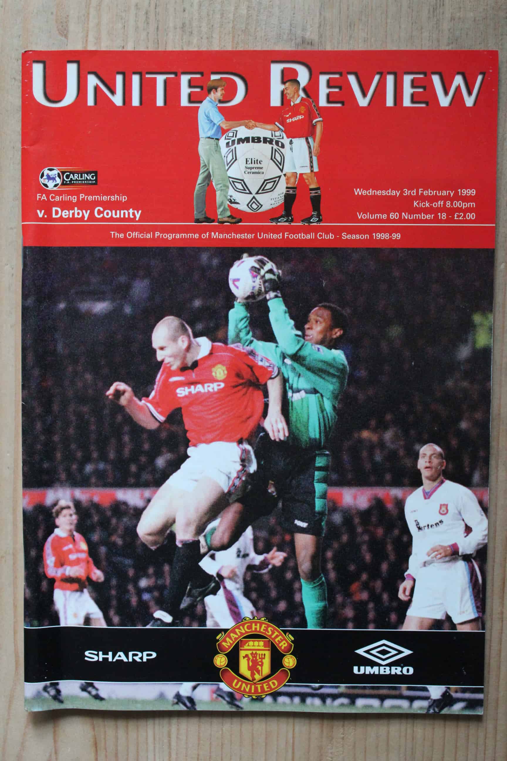 Manchester United FC v Derby County FC